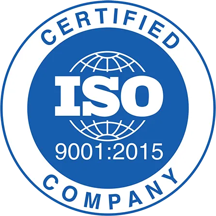 ISO 9001:2015 Certified Company